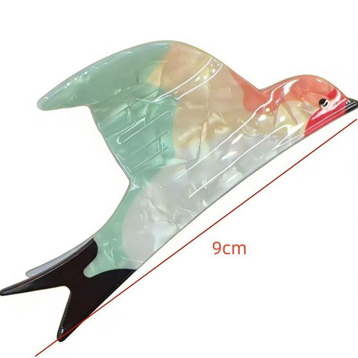 Wholesale Colorful Parrot Claw Hair Clip PVC Creative Bird Design Hair Accessory