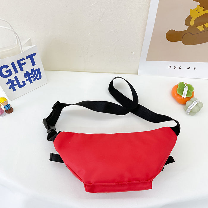 Wholesale Oxford Cloth Crossbody Bag Casual Cute Girls Waist Bag JDC-SD-YuanDuo049