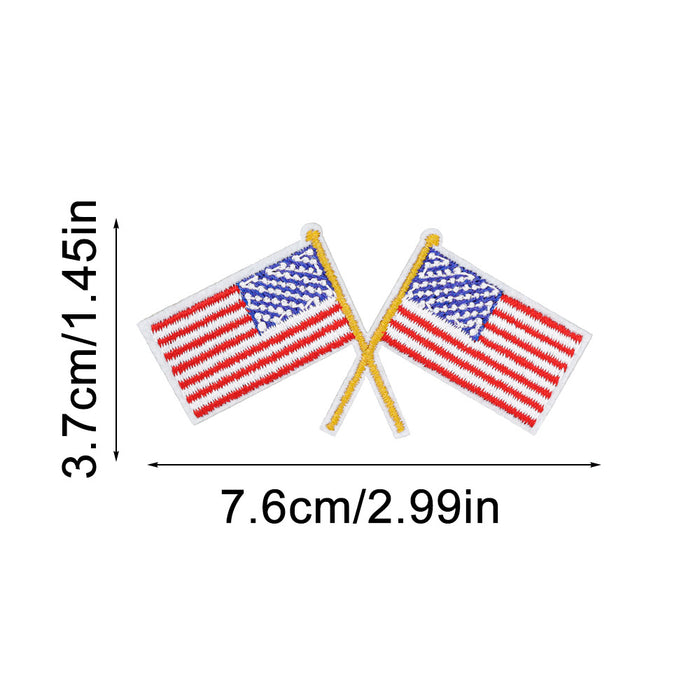 Wholesale Independence Day Embroidery DIY Patches