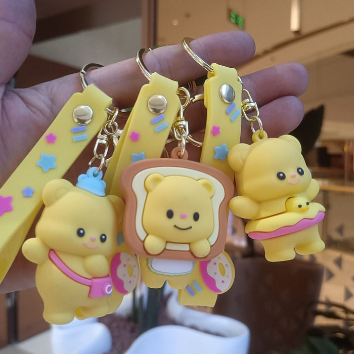 Wholesale PVC Cartoon Doll Keychain JDC-KC-KuangK008