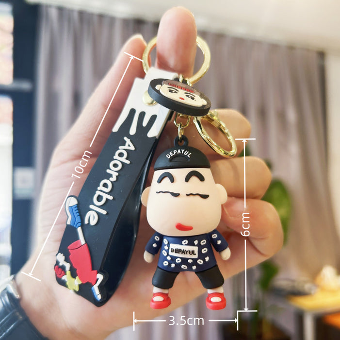 Wholesale PVC Cartoon Doll Keychain JDC-KC-WuYi077