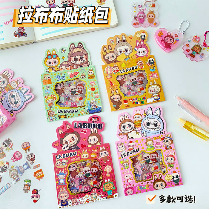 Wholesale Cute Cartoon PET Sticker Pack 5 Sheets Waterproof DIY Journal Scrapbook Decorative Accents