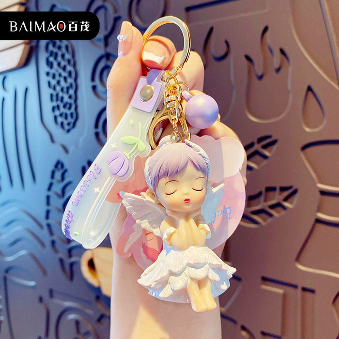 Wholesale Original cartoon keychain, cute and creative, exquisite keychain ring, backpack pendant