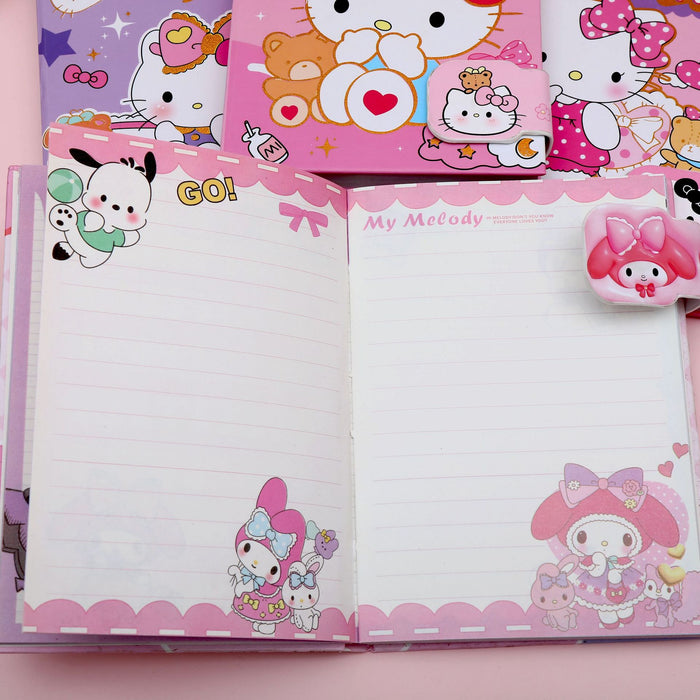 Wholesale A5 Hardcover Cute Cat Cartoon Notebook With Magnetic Closure Colored Pages For Student Office