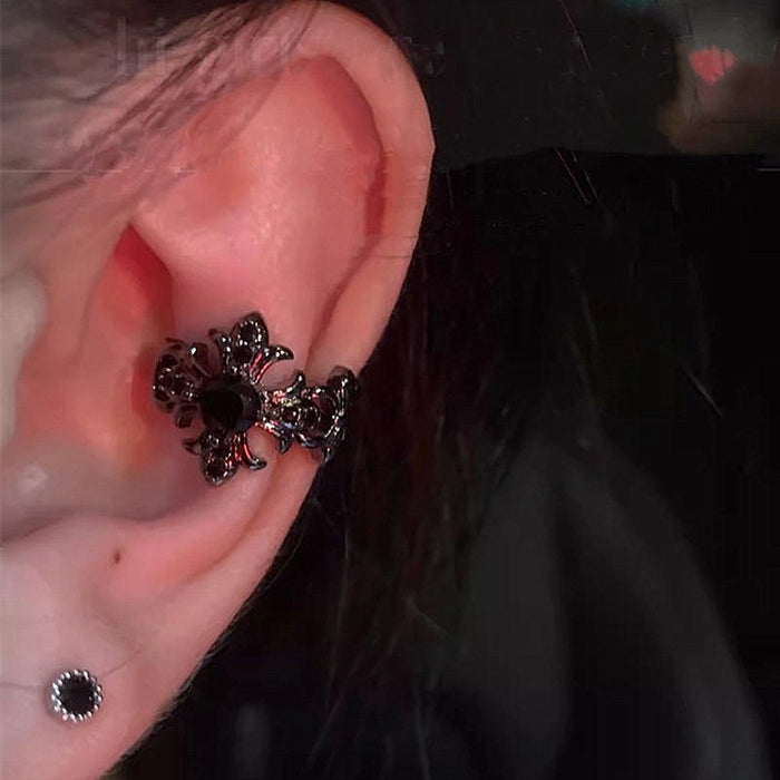 Wholesale Gun Black Cruciferous  Adjustable Ear Clip Niche Design