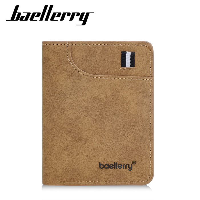 Wholesale Car ing Line Solid Color Thin PU Wallet Fashion Accessory Gift for Daily Matching