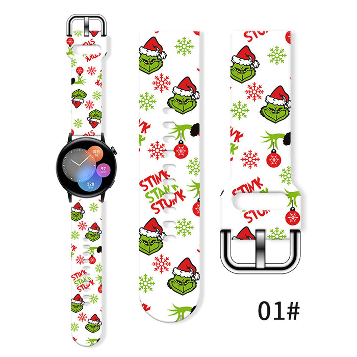 Wholesale Printed Tpu Watch Strap Wrist Strap JDC-WD-NuoQi063