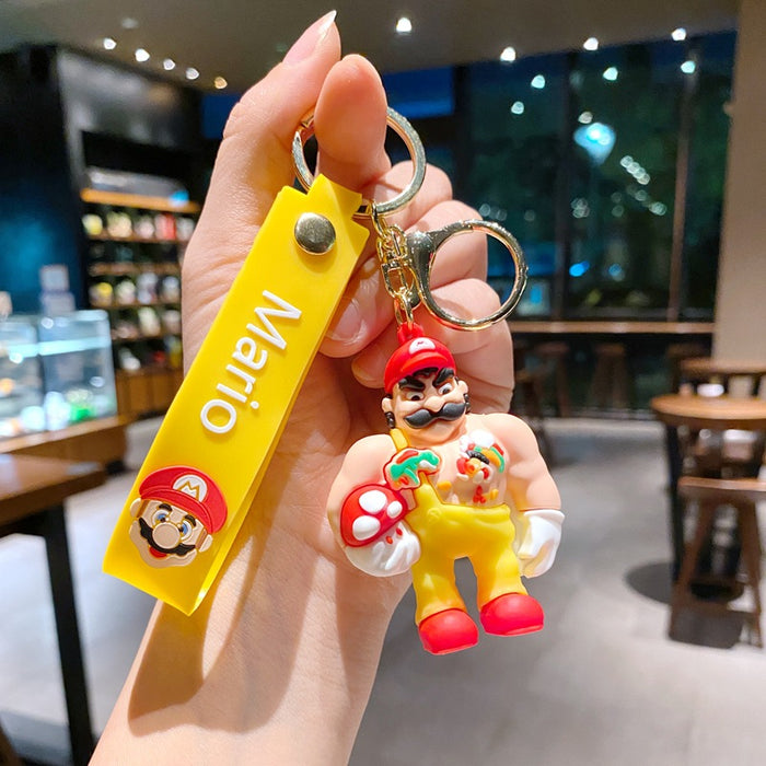 Wholesale Cartoon  Keychain Ring car Bubble  Doll Pendant