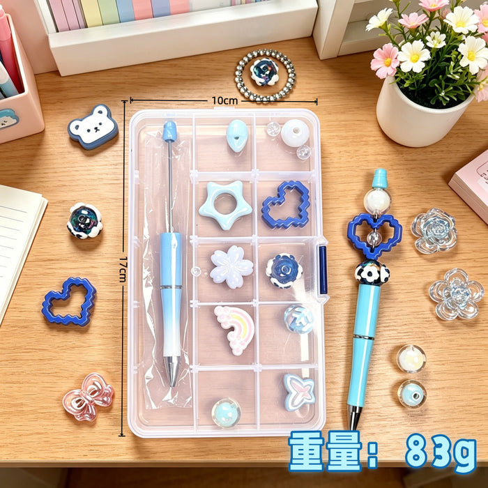 Wholesale Cute Cartoon DIY Pen Plastic Ballpoint for Students Graduation Gift