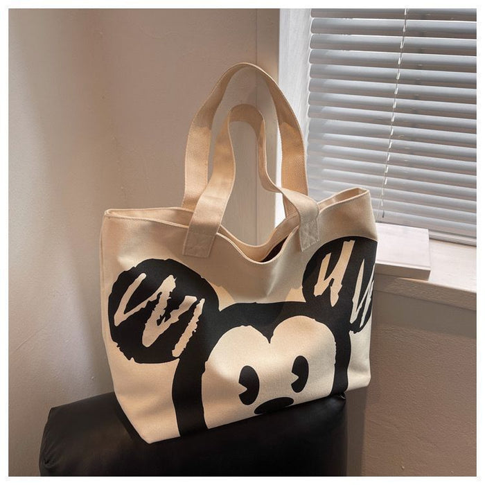 Wholesale Canvas College Harajuku Style Mickey Shoulder Bag JDC-SD-JingS002