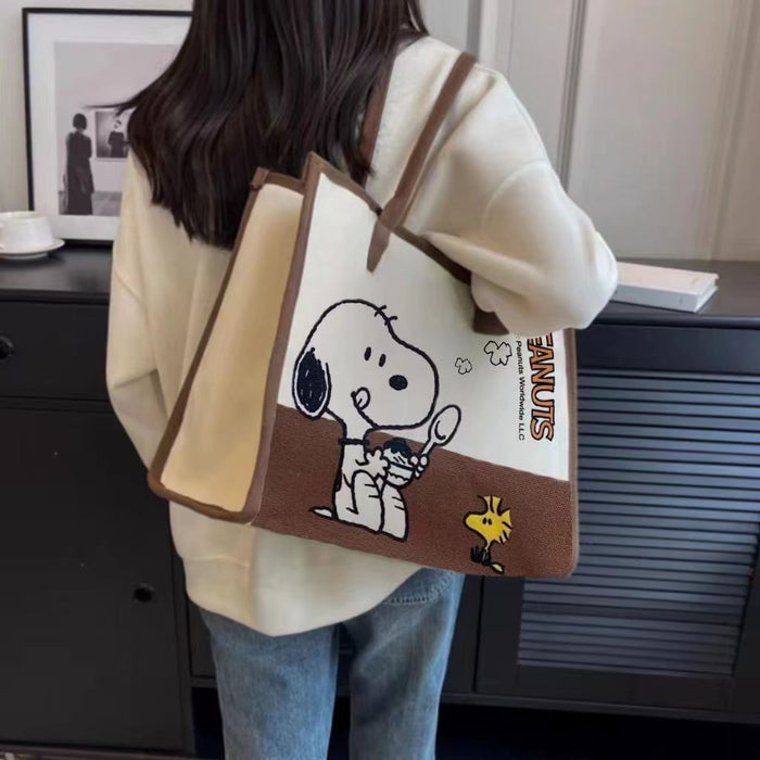 Wholesale Printed cartoon canvas large capacity tote bag/ handbag