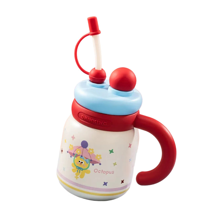 Wholesale Cute,  large-capacity stainless steel straw thermos cup