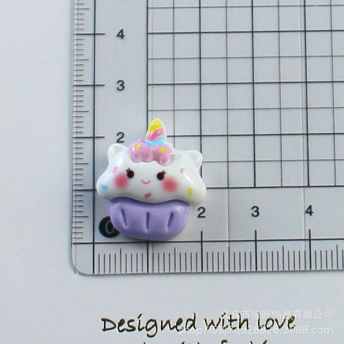 Wholesale Unicorn Rainbow Cream Glue Mobile Phone Case Resin Jewelry Accessories  Material Package Handmade Crystal Glue