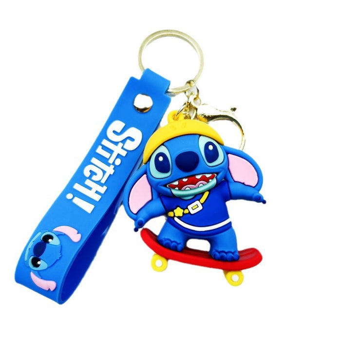 Wholesale Cartoon 3D Doll PVC Keychain JDC-KC-ChuC042