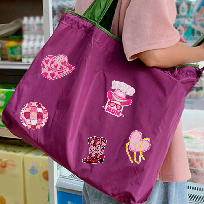 Wholesale Pink Western Denim DIY Patches