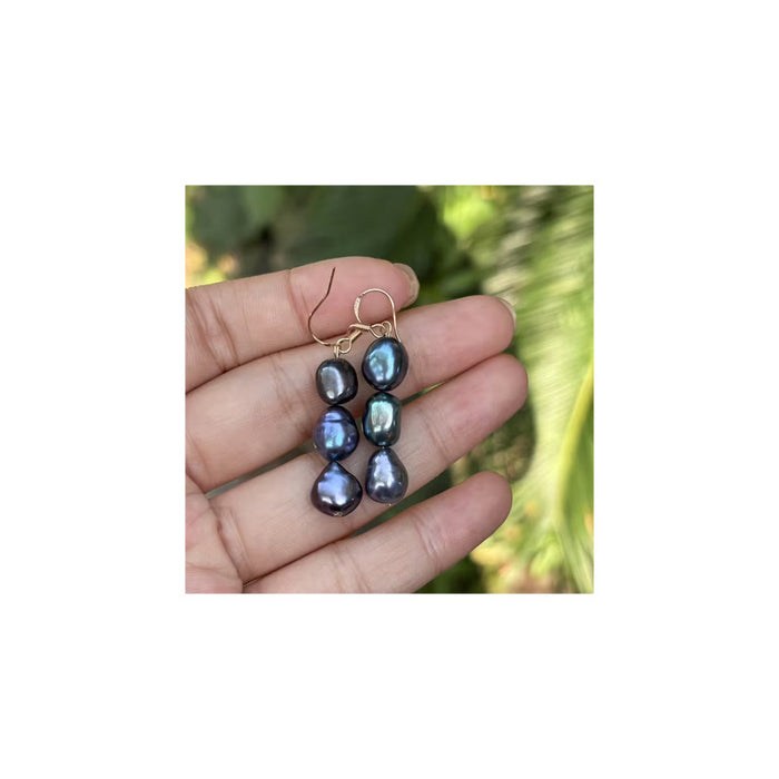 Wholesale Niche freshwater pearl pendant earrings