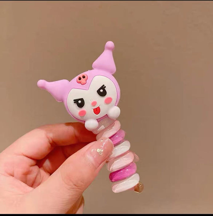 Wholesale Cute Cartoon Polyurethane Phone Cord Children's Hair Tie JDC-HS-Yiyan002