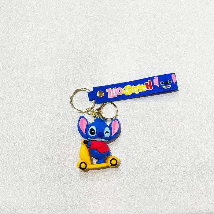 Wholesale PVC Cartoon Doll Motorcycle Keychain JDC-KC-WuYi110