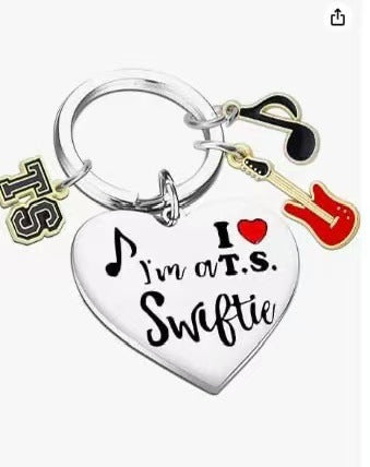 Wholesale Round leather keychain with stainless steel double-sided engraved lettering and heart shaped circular leather keychain