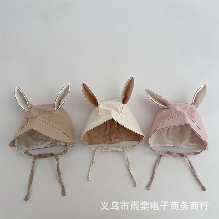 Wholesale Baby Hat Thin Cute Rabbit Ear  Ear Protection Hat Concave Shape