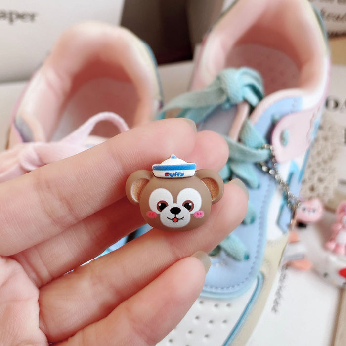 Wholesale plastic shoelace accessories shoelace buckle cartoon shoe upper decoration JDC-CS-ChenST001