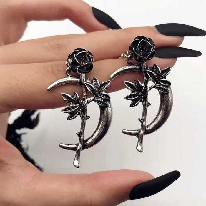 Wholesale Gothic Bat Integrated Earrings JDC-NS-FuSu002