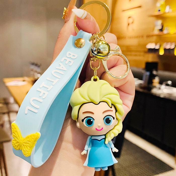 Wholesale Silicone Cartoon Doll Keychain JDC-KC-JiShi003