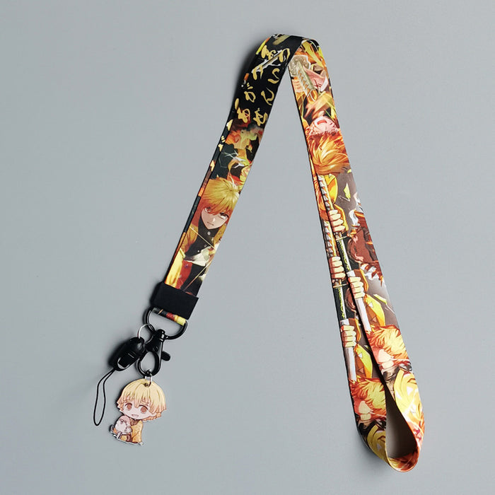 Wholesale Cartoon Lanyard Keychains Removable Wrist Strap
