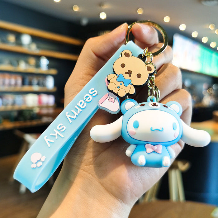 Wholesale Cartoon Doll Rubber Keychain JDC-KC-Tingm017