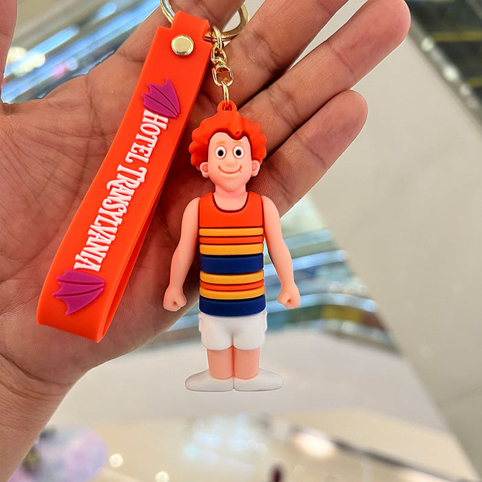 Wholesale Creative Soft Rubber Doll PVC Keychain (F) JDC-KC-XingS008