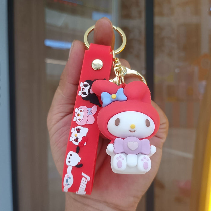 Wholesale  Cartoon Keychain School Bag Hanging  Dropping Doll  Pendant Small Gift