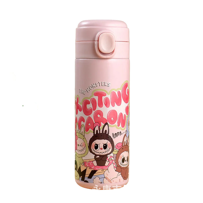 Wholesale Cute cartoon 304 stainless steel children' s thermos cup with pop-up spout