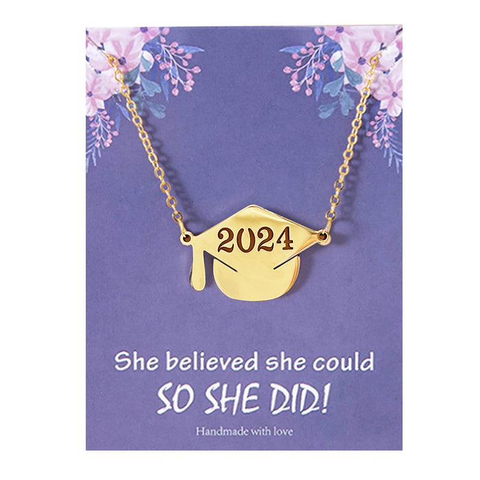 Wholesale Stainless steel necklace with hollowed out engraved characters