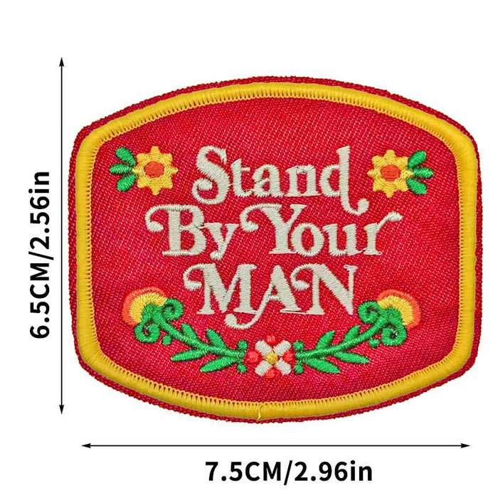 Wholesale English sign cloth DIY Patches