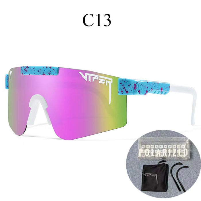 Wholesale PC Real Film Coated Square Frame Windproof Cycling Glasses JDC-SG-Guoyi001