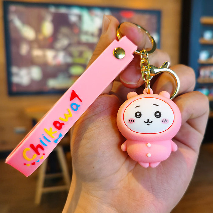 Wholesale Cartoon Doll Silicone Keychain JDC-KC-Tingm125