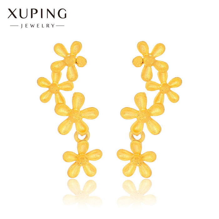 Wholesale Simulation Flower Women's High-end Sense Niche Fashion Retro Earrings JDC-ES-XP001