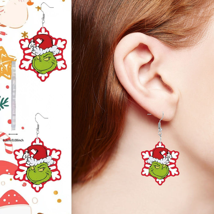 Wholesale Christmas Acrylic Creative Earrings