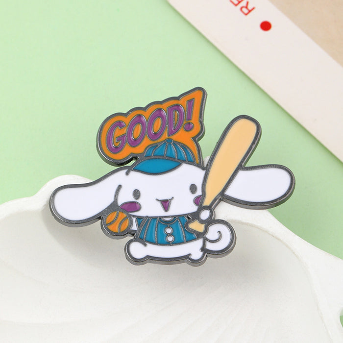 Wholesale Brooch Metal Badge Cartoon Anime Sports Tennis Baseball Pin