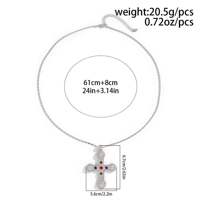 Wholesale Jewelry Personalized Diamond Cross Pendant Necklace