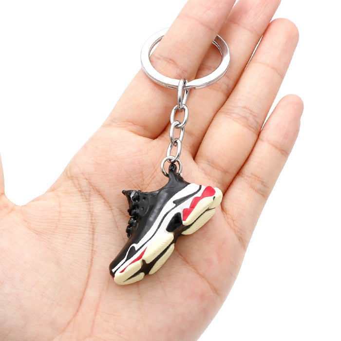 Wholesale PVC Basketball Shoe Model Keychain JDC-KC-QLPing012