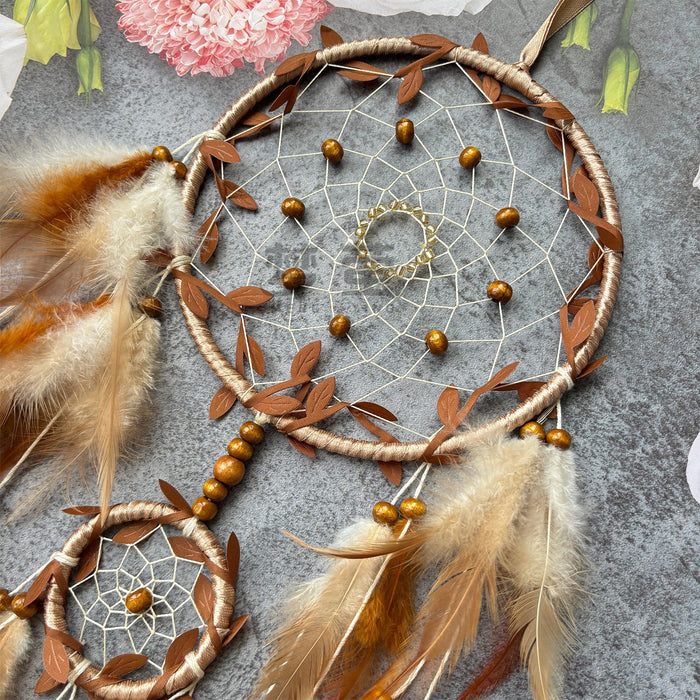 Wholesale Handmade Feather Dreamcatcher Wall Decor Bohemian MOQ≥2