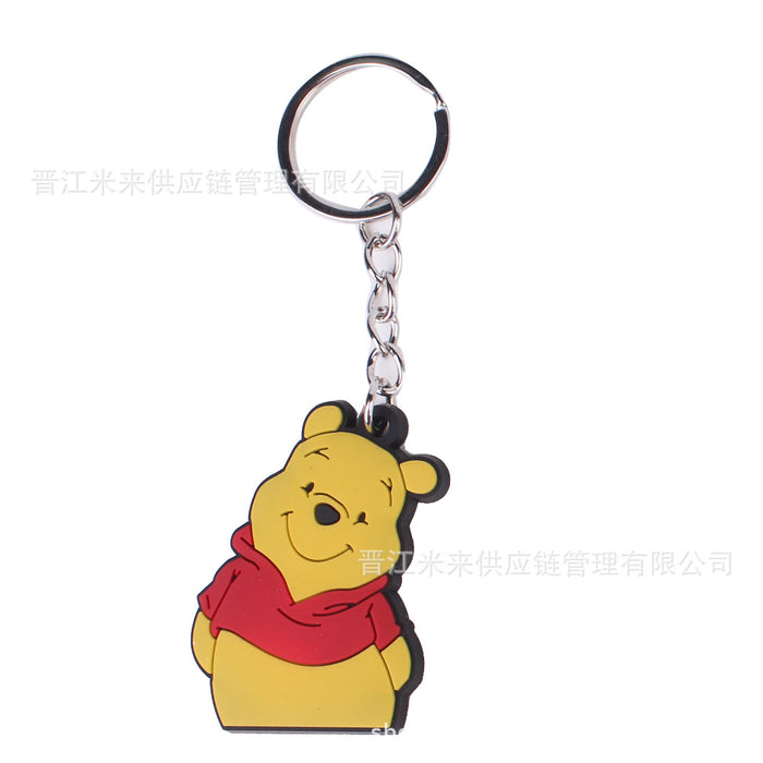 Wholesale PVC 10-pack Cartoon Animal Keychains JDC-KC-MiLai005