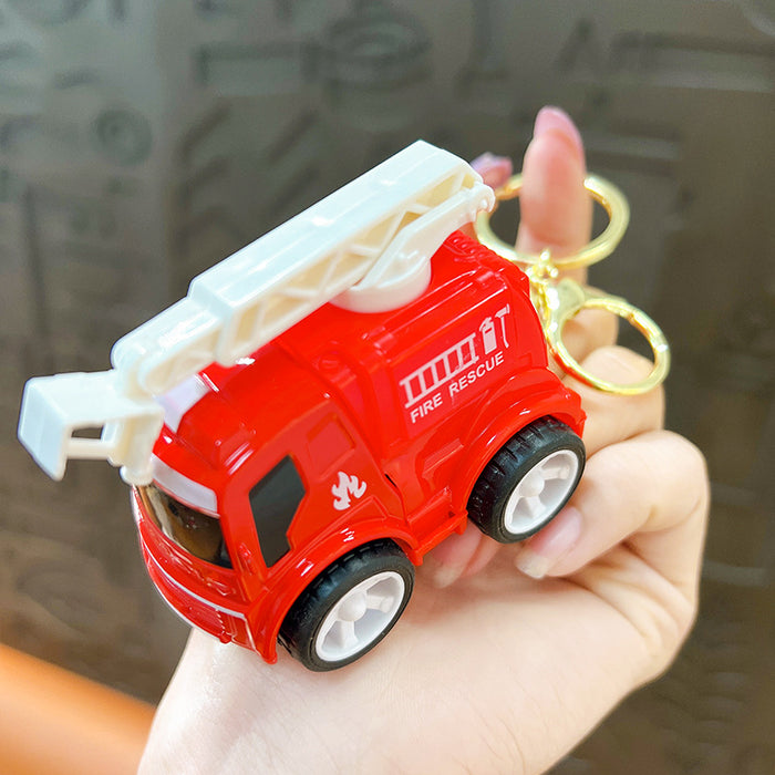 Wholesale Fire Truck Acrylic Keychain JDC-KC-YanG084