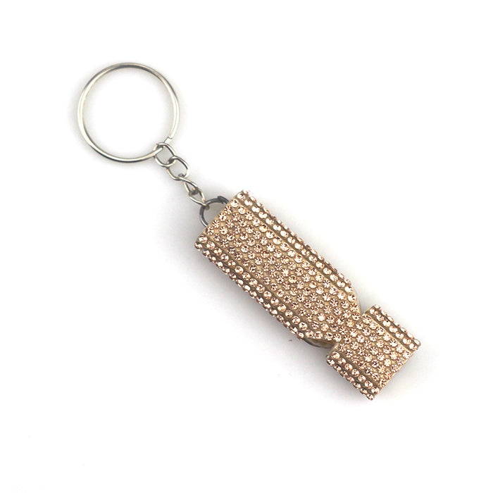 Wholesale Alloy Diamond Whistle Keychain JDC-KC-TouMS027