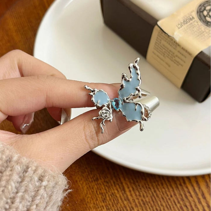 Wholesale utterfly Opening Ring for Women
