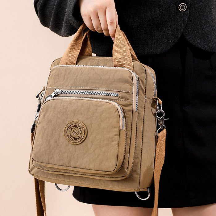 Wholesale Multifunctional women' s backpack cross-border supply new large capacity commuter style short distance travel backpack versatile