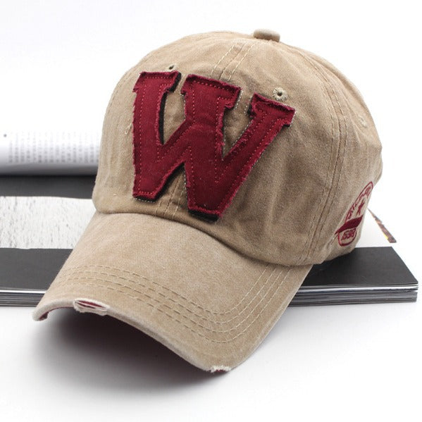 Wholesale Washed denim sun shading duck tongue hat, new men's and women's baseball caps