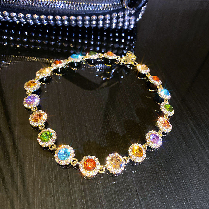 Wholesale Diamond Round Geometric Bracelet Bracelet for Women