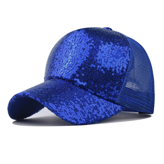 Wholesale Breathable Sequin Mesh Baseball Cap JDC-FH-ErXu003